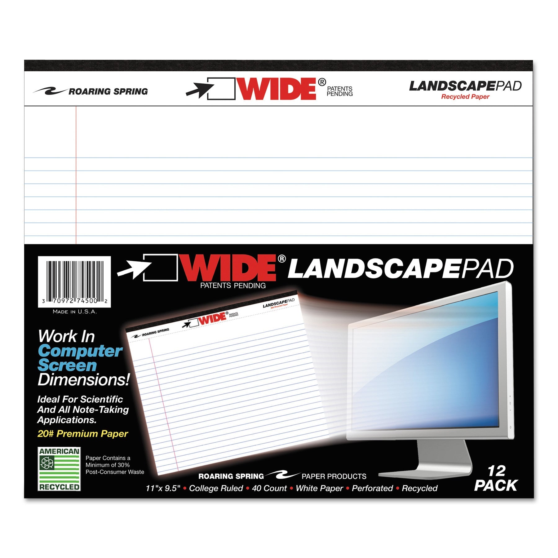 roaring-spring-r-wide-landscape-format-writing-pad-unpunched-with-standard-back-medium-college-rule-40-white-11-x-9-5-sheets-roa74500_1